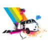 Rainbow and VW Kombi