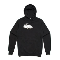 White VW Beetle - Women's Gildan  Hooded Sweatshirt